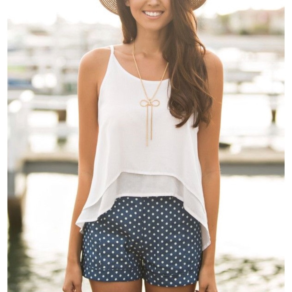 High waisted shorts